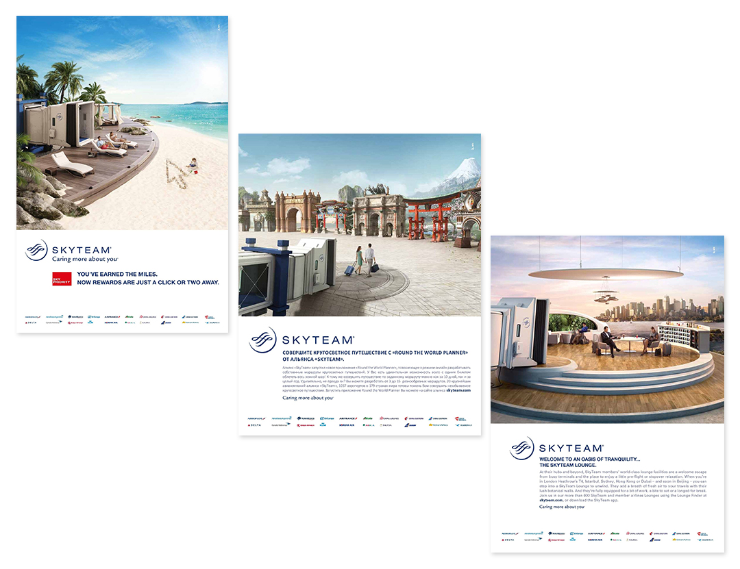 Campagne d'affichage dans les aéroports